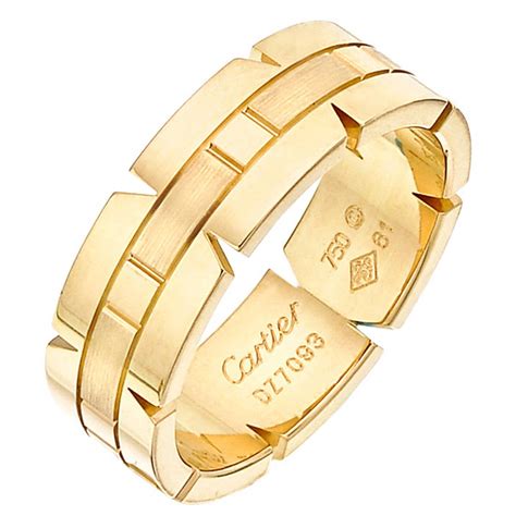 cartier man rings|cartier men's tank ring.